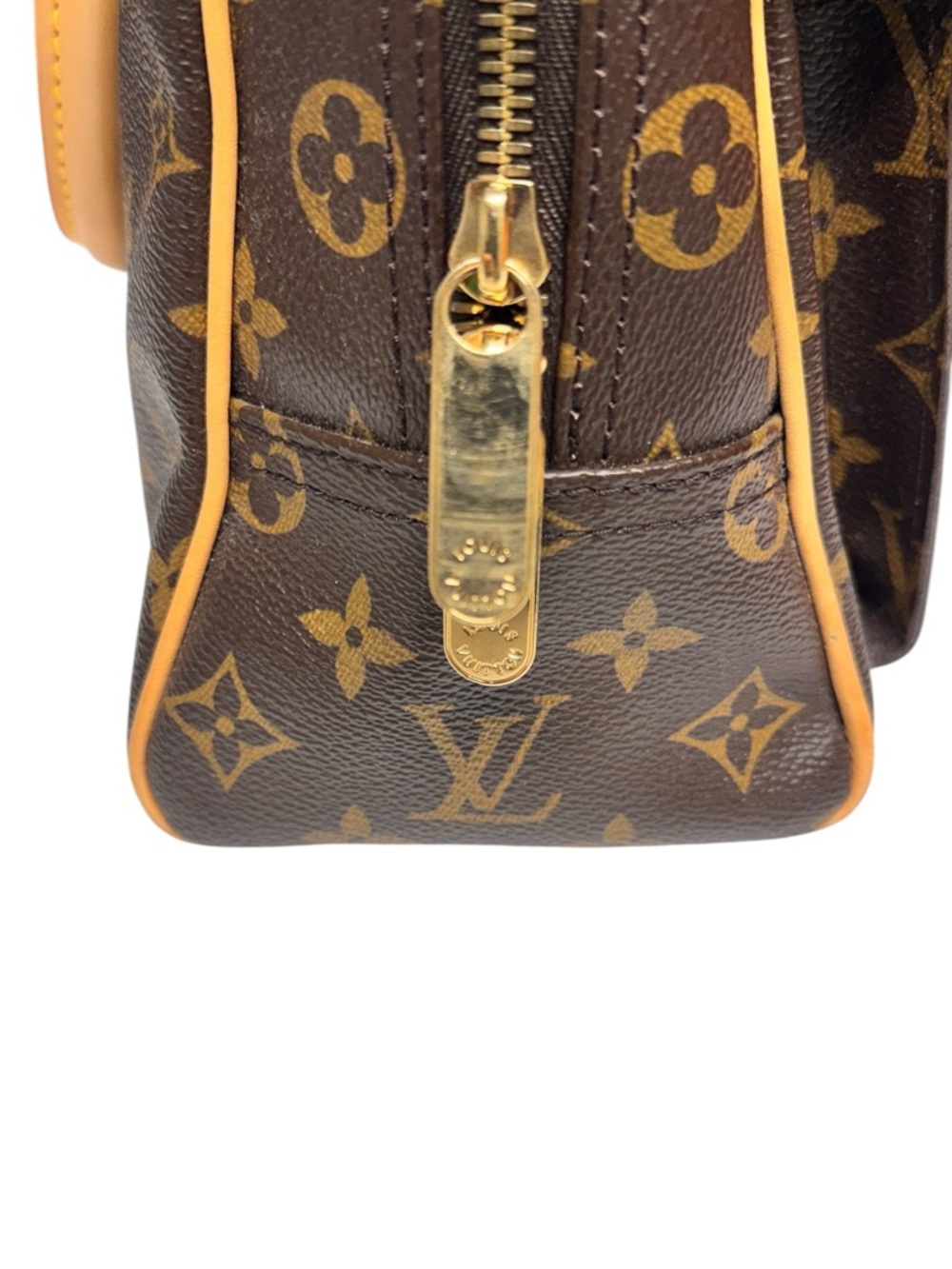 Louis Vuitton Manhattan Top Handle Bag PM Brown Canvas - Picture 9 of 16